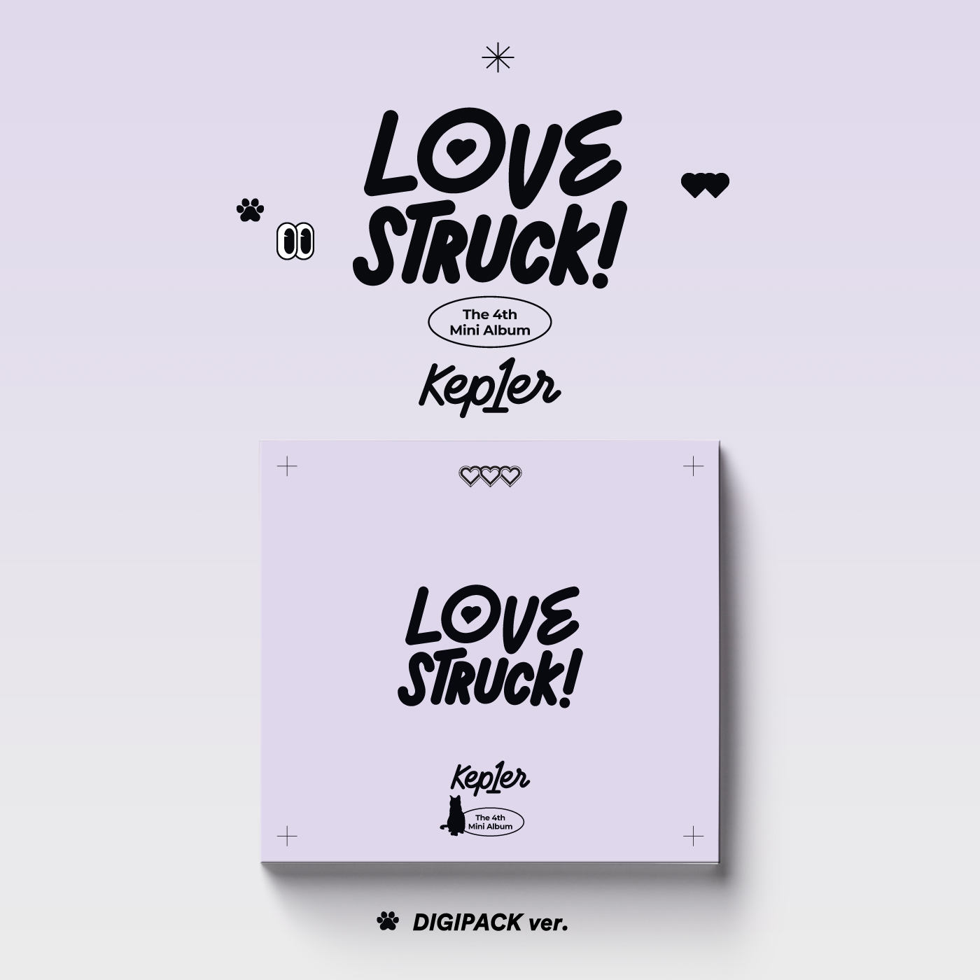 Kep1er 4th Mini Album [LOVESTRUCK!] (DIGIPACK Ver.) (9 Verions SET